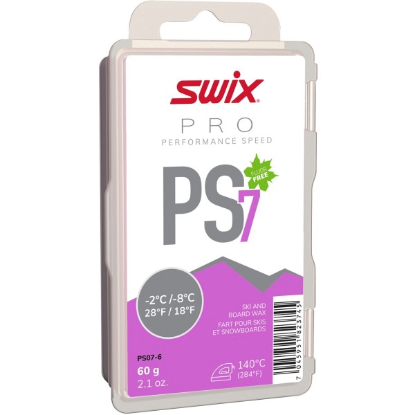 Swix PS7 Performance violett 60g Trainingswachs