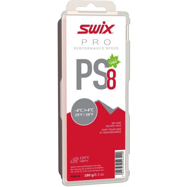 Swix Skiwachs PS8 Performance rot 900g 900g Level 3